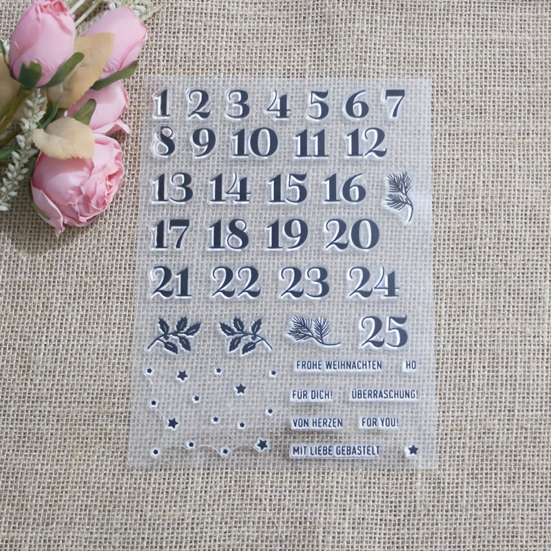 Digital Leaf DIY Cartoon Transparent Stamp