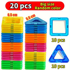 Magnetic Building Blocks DIY Magnets Construction Set Halloween Gift