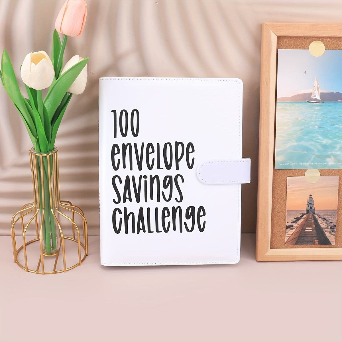 A5 Multicolor Loose leaf Photo Album 25 Pages 4 Grids Photo Storage Book