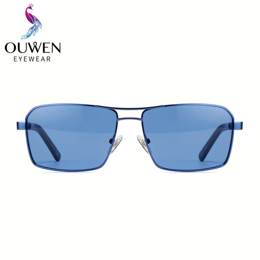 VIVIENFANG Retro Square Frame Aviator Sunglasses UV Protection