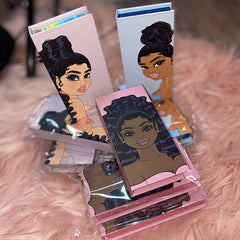 Rectangular Beauty Magnetic False Eyelash Packaging Box 5D Mink Eyelashes