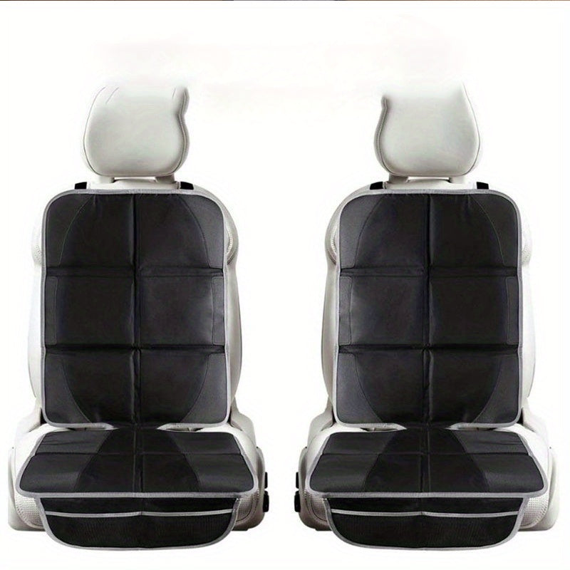 Non Slip Waterproof Child Car Seat Protector with Padding & 2 Storage Pockets