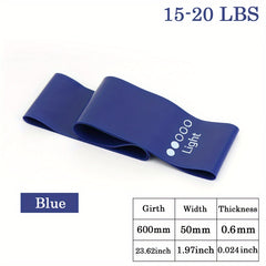 Yoga Resistance Belt for Leg Thigh Hip Arm Training Elastic Tpe Pilates