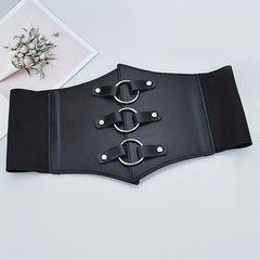 Heart Elastic Cinch Waist Belt Shirt Accessory