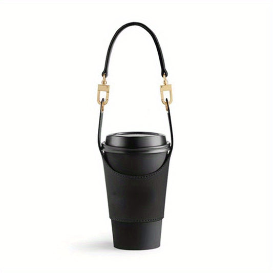 PU Leather Sleeve for Coffee Cup Tea Cup Water Bottle Outdoor Camping Travel