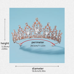 Rhinestone Sparkling Beauty Crown Headpiece