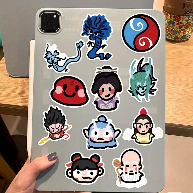 Nezha Series Graffiti Stickers - Waterproof DIY Stickers