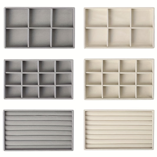 Jewellery Display Organizer Makeup Storage Tray Earrings Bracelet Ring Organizer