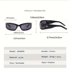 Y2K Wrap Around Sunglasses Punk Glasses UV400