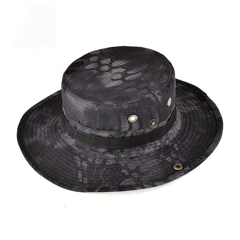 Camouflage Military Bucket Hat Summer Outdoor Training Fishing