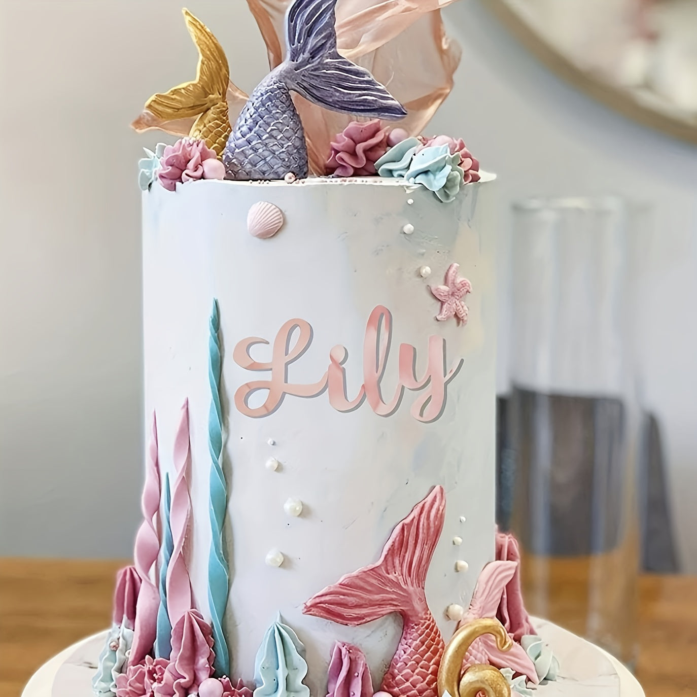 27pcs Solid Letter Cake Topper for Weddings Birthdays & Parties
