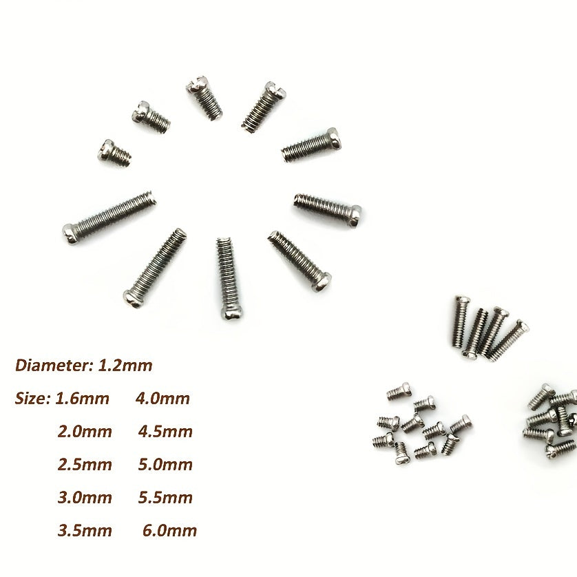 Watch Repair Tools Stainless Steel Screws Boxed