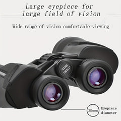 12x50 Compact Binoculars HD Portable - BAK4 Prism IPX6 Waterproof