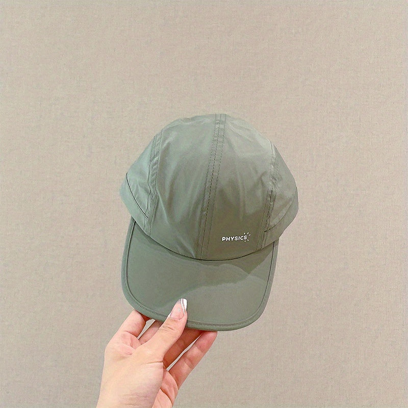 Quick Dry Peaked Cap Sun Protection Baseball Cap For Girls