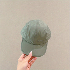 Quick Dry Peaked Cap Sun Protection Baseball Cap For Girls