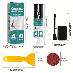 Ceramic Tile Repair AB Adhesive Set Metal Ceramic Tile Filling Crack Clogging