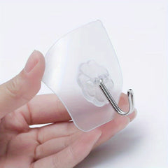 3pcs Adhesive Heavy Duty Wall Hook Waterproof for Bathroom Kitchen