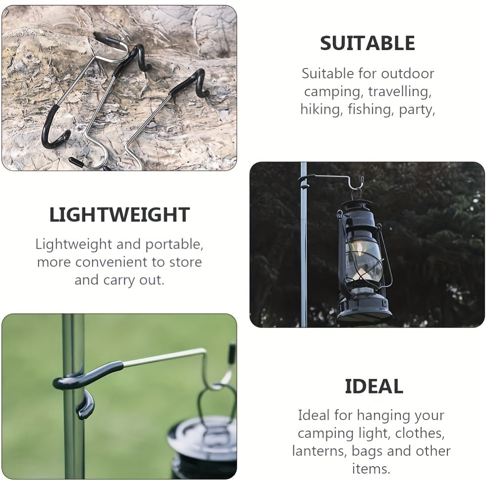 6pcs Outdoor Lamp Hook Pole Mount Hooks | Camping Light Hook