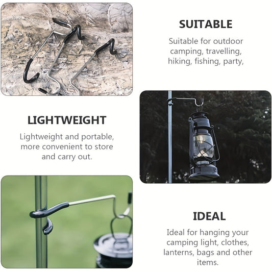 6pcs Outdoor Lamp Hook Pole Mount Hooks | Camping Light Hook