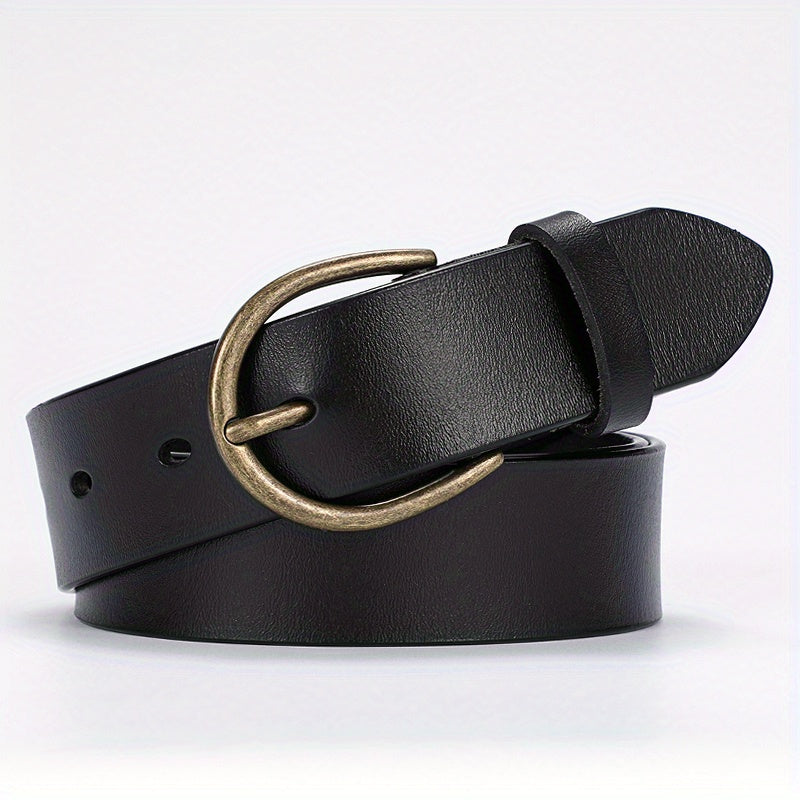  Men's Pin Buckle Jeans Leather Belt