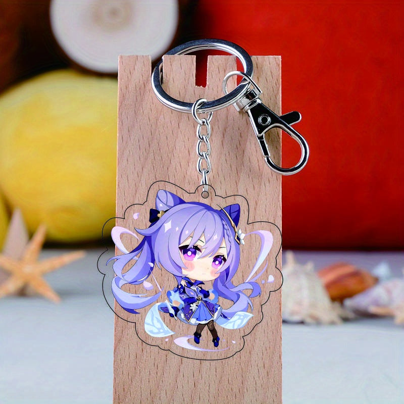 Acrylic 5 49 Cm Games Keychain Anime Toys Two Sided Keyring