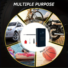 Portable 4-in-1 Air Compressor Pump 150PSI with Digital Screen
