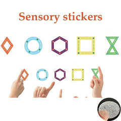 5pcs Sensory Stickers for Calm Office Mobile Computer