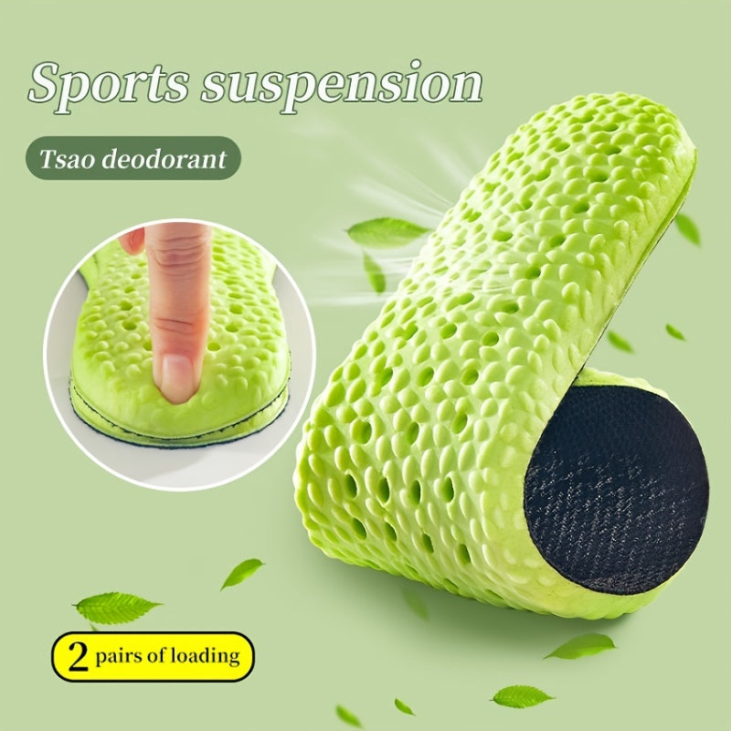 Wormwood Sport Insoles Latex Sole Breathable Sweat Absorbing Feet Care