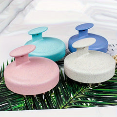 Silicone Scalp Massager Shampoo Brush for Exfoliating Massage