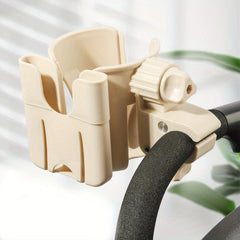 Universal Stroller Cup Holder With Phone Holder, Stroller Bottle Holder