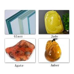 20 Pcs Diamond Grinding Set 5 Shapes 1/8 Inch Shank Rotary Tool