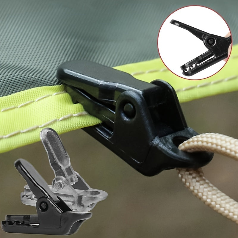 5pcs Outdoor Tent Hooks Windproof Clips Crocodile For Fixing Tent