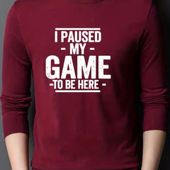 Men's knitted sweater, crew neck pullover for fall winter