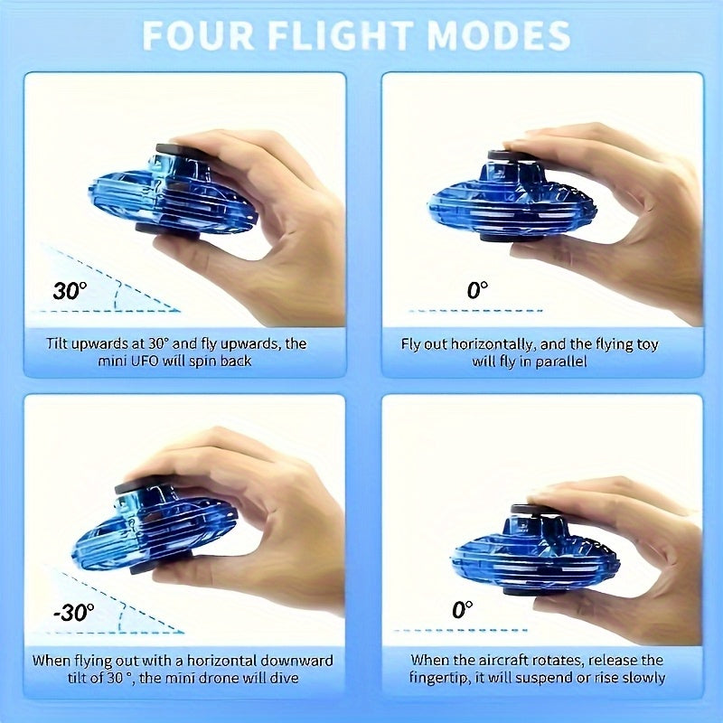 Spinning UFO Land Rotation Novelty Gyroscope Toy