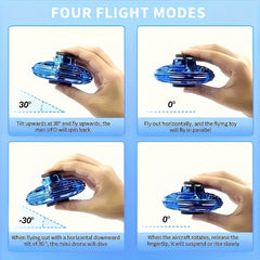 Spinning UFO Land Rotation Novelty Gyroscope Toy