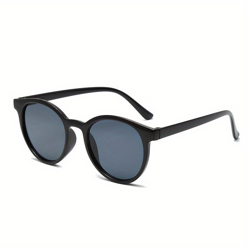 Round Sunglasses Casual Kpop Jelly Anti Glare Glasses UV400