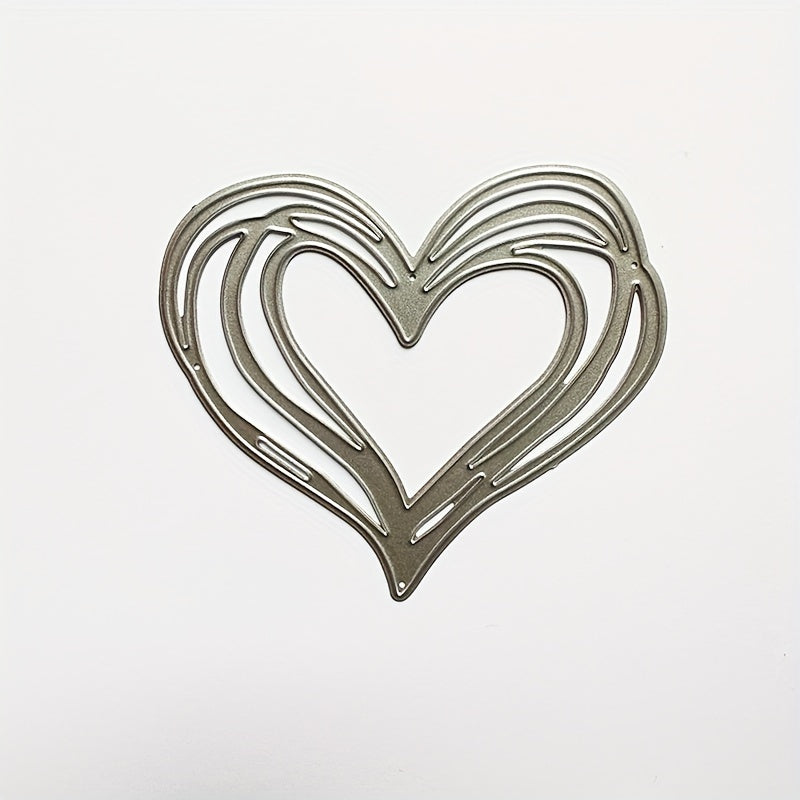 1pc Heart Scrapbooking Metal Cutting Dies For Card Making