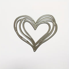 1pc Heart Scrapbooking Metal Cutting Dies For Card Making