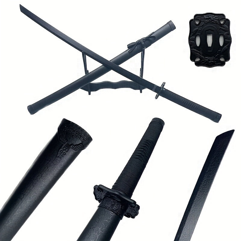 Youth Wooden Samurai Sword with Stand