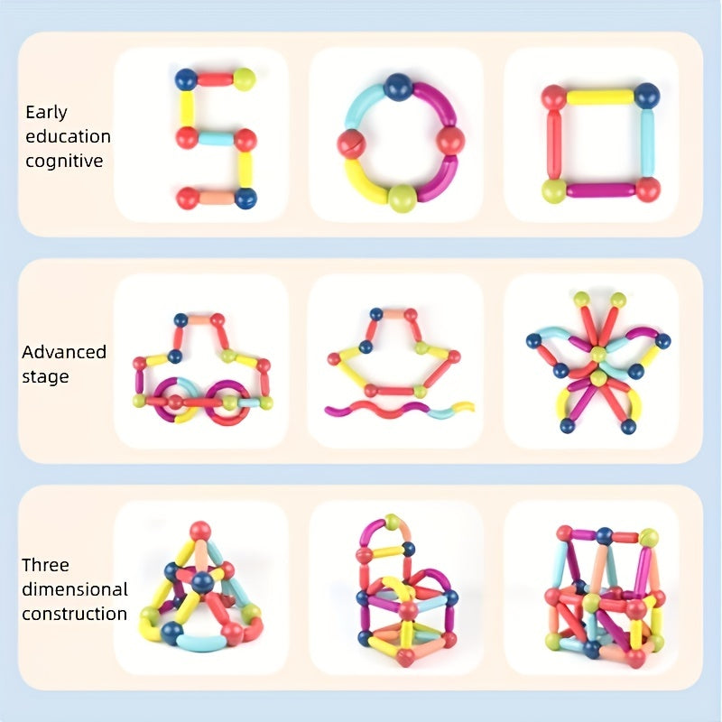 Magnetic Building Blocks For Kids Educational Toys With Changeable Shapes