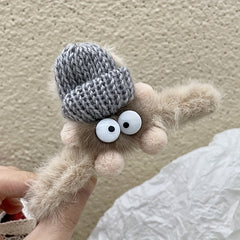 Briquettes Plush Doll Hair Claw Cartoon Hair Accessories