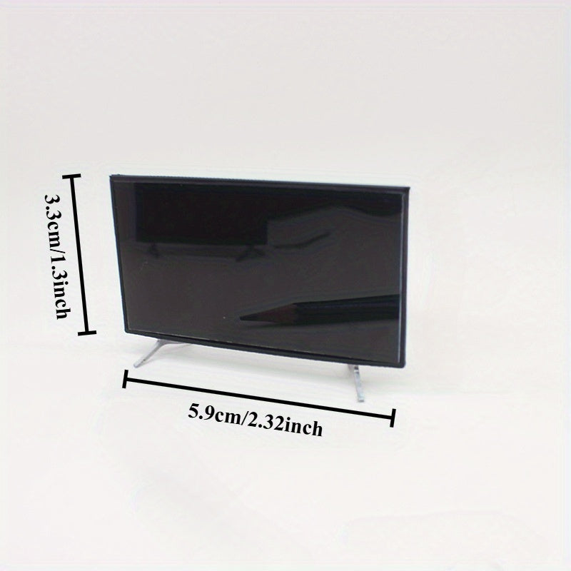1:12 Scale Plastic TV for Dollhouse Renovations - No Power Needed