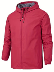 Men's Lightweight Waterproof Windbreaker Jacket Coat for Spring Autumn