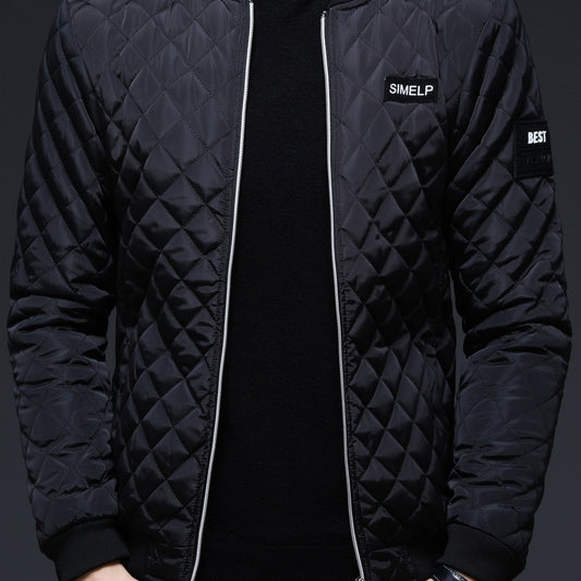 Men's Winter Thermal Jacket Baseball Collar Coat