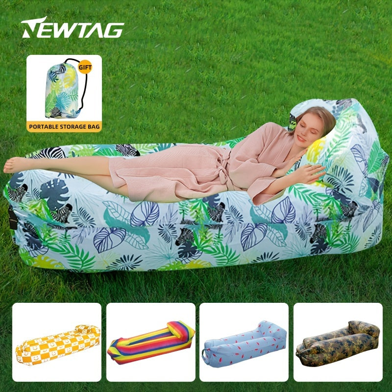 Portable Inflatable Sofa Bed for Camping Easy to Carry Comfortable Air Cushion