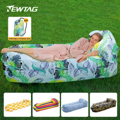 Portable Inflatable Sofa Bed for Camping Easy to Carry Comfortable Air Cushion