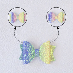 Sequin Bow Hair Clips Girls Party Pink Bow Hair Clips Hair Accessories