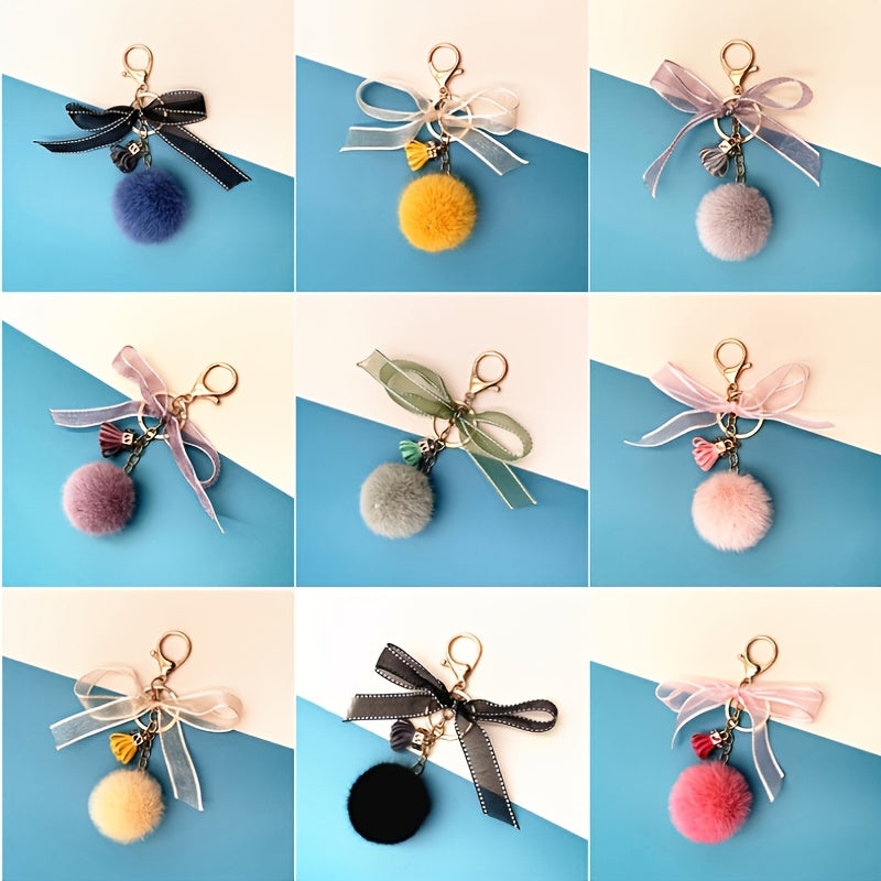 Plush Ball Keychain - Fun & Practical Gift for Women & Men