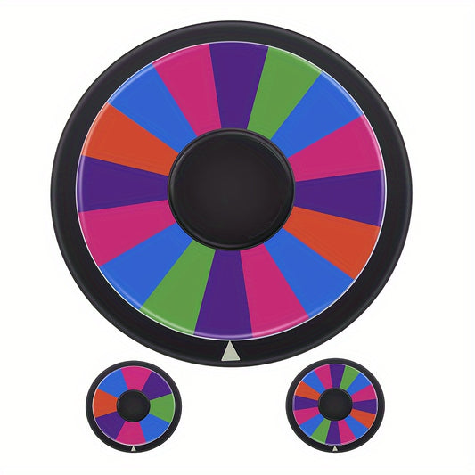 DIY Prize Wheel Double Sided 16 Slot Spinning Wheel Fortune Game