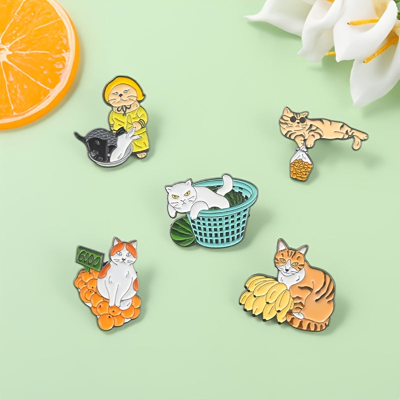 Cat Pattern Zinc Alloy Pin